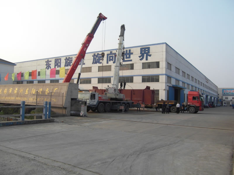 11 m head spinning unit hoisting and shipping