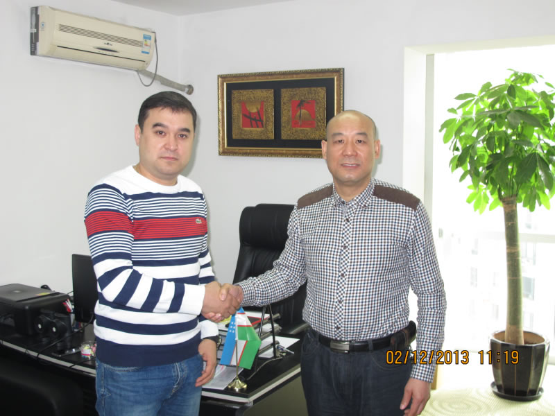Foreign businessmen from Uzbekistan