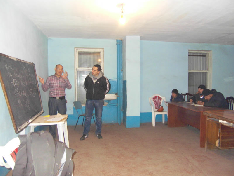 Lecturing at the State Railway Administration of Uzbekistan